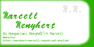 marcell menyhert business card